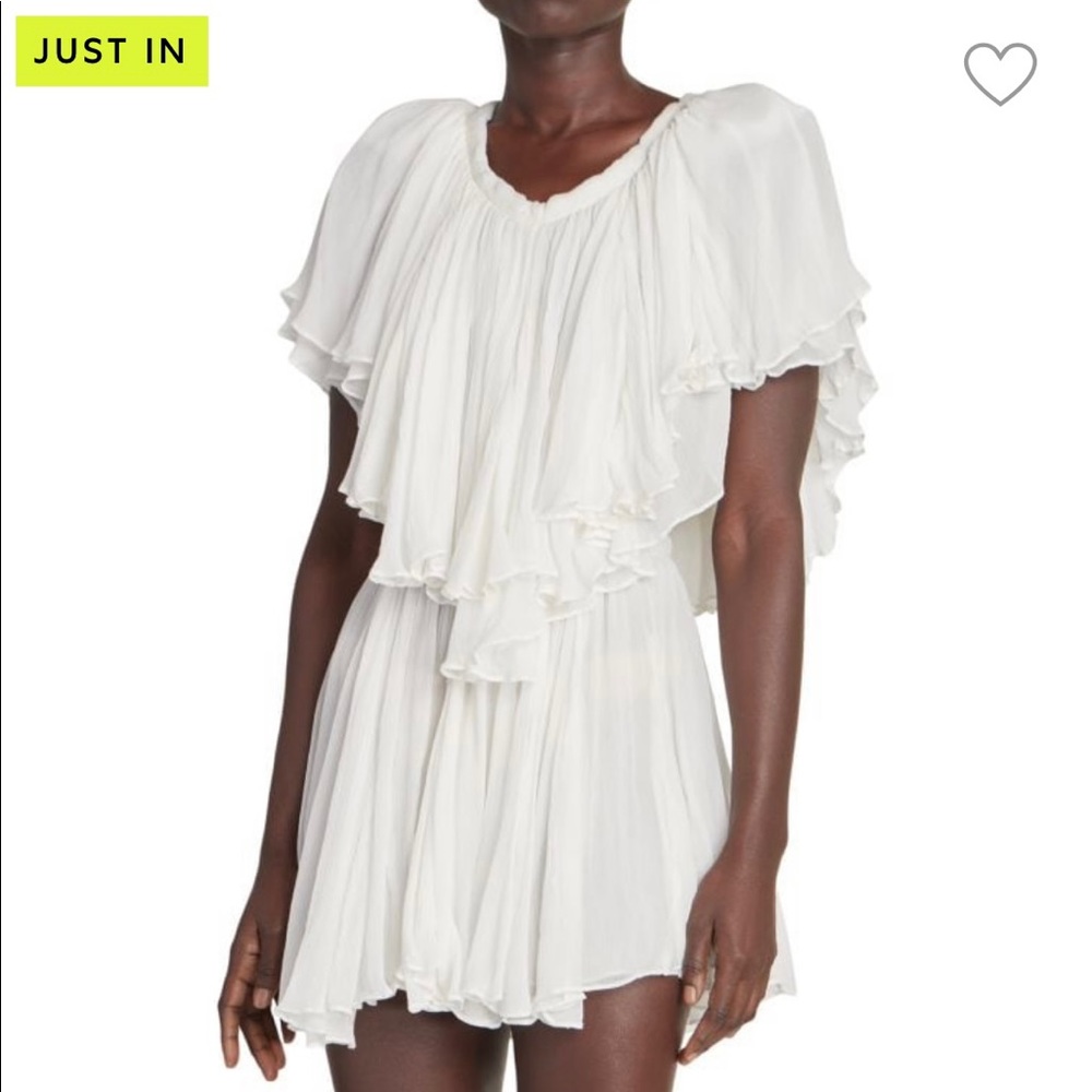 Isabel Marant white robe Amelie dress